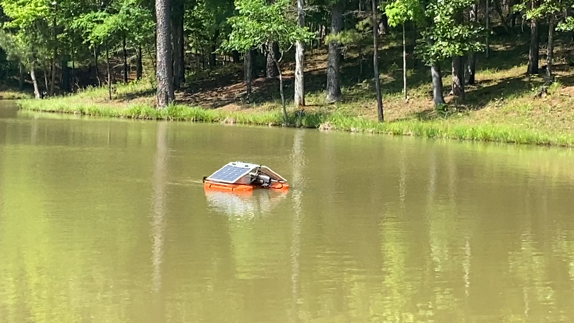 WASP vessel operating on water